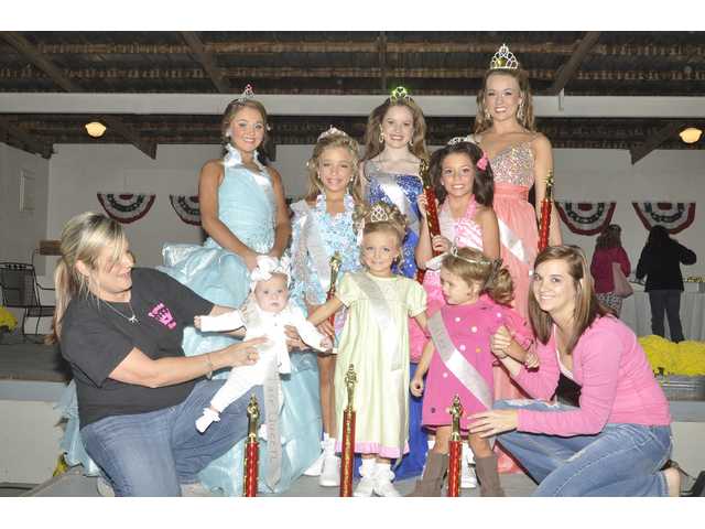The 2011 Effingham County Fair Pageant queens from each age group.