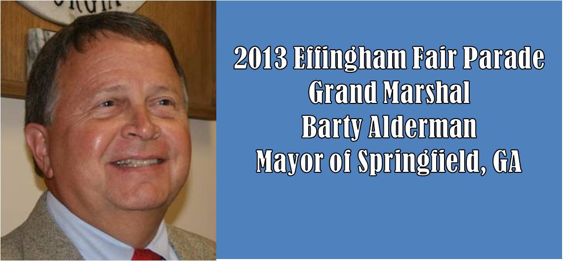 You are currently viewing 2013 Effingham Fair Parade Grand Marshal – Barty Alderman