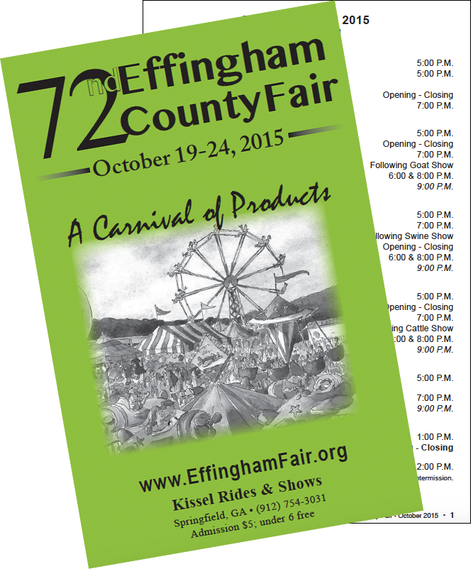 2015 Effingham County Fair Book