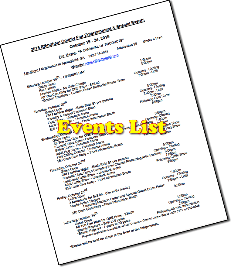 You are currently viewing 2015 Entertainment & Special Events